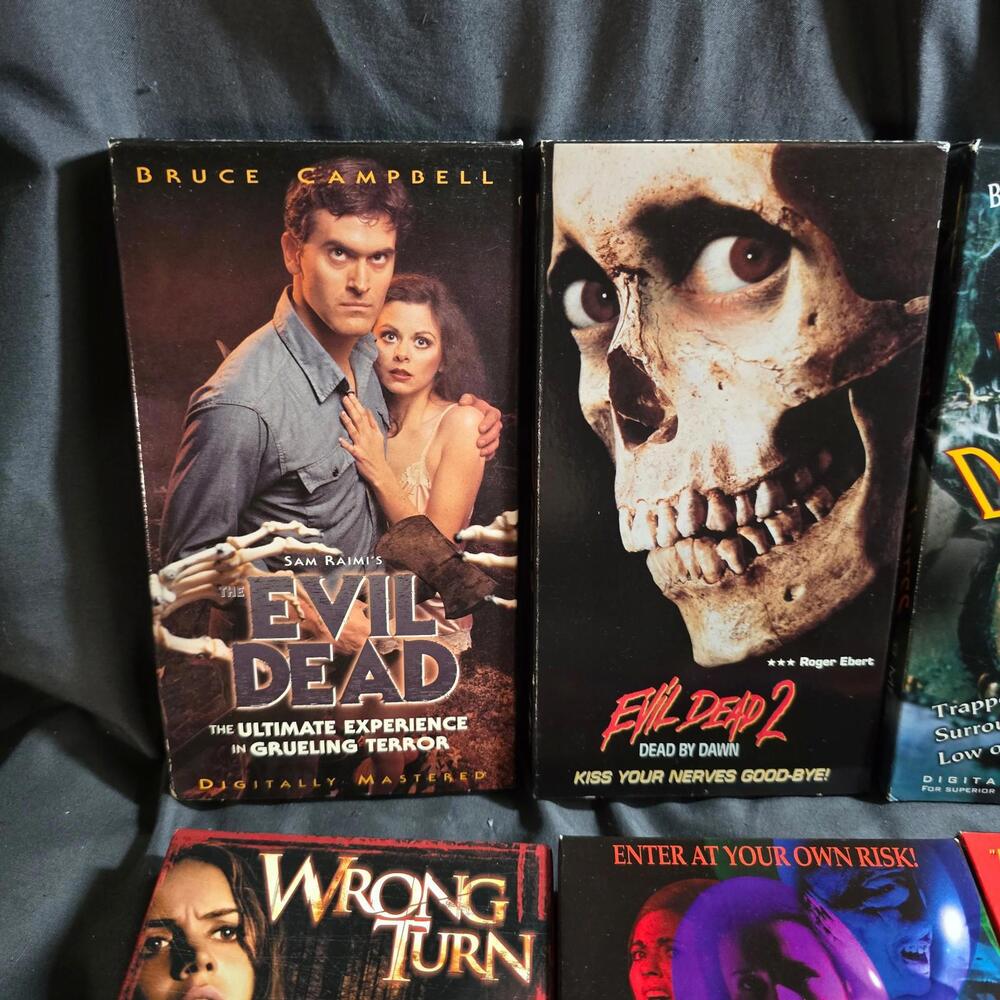HORROR Lot Of 6 VHS Evil Dead 2 Army Of Darkness Cabin Fever Carnival Of Souls - Picture 2 of 8